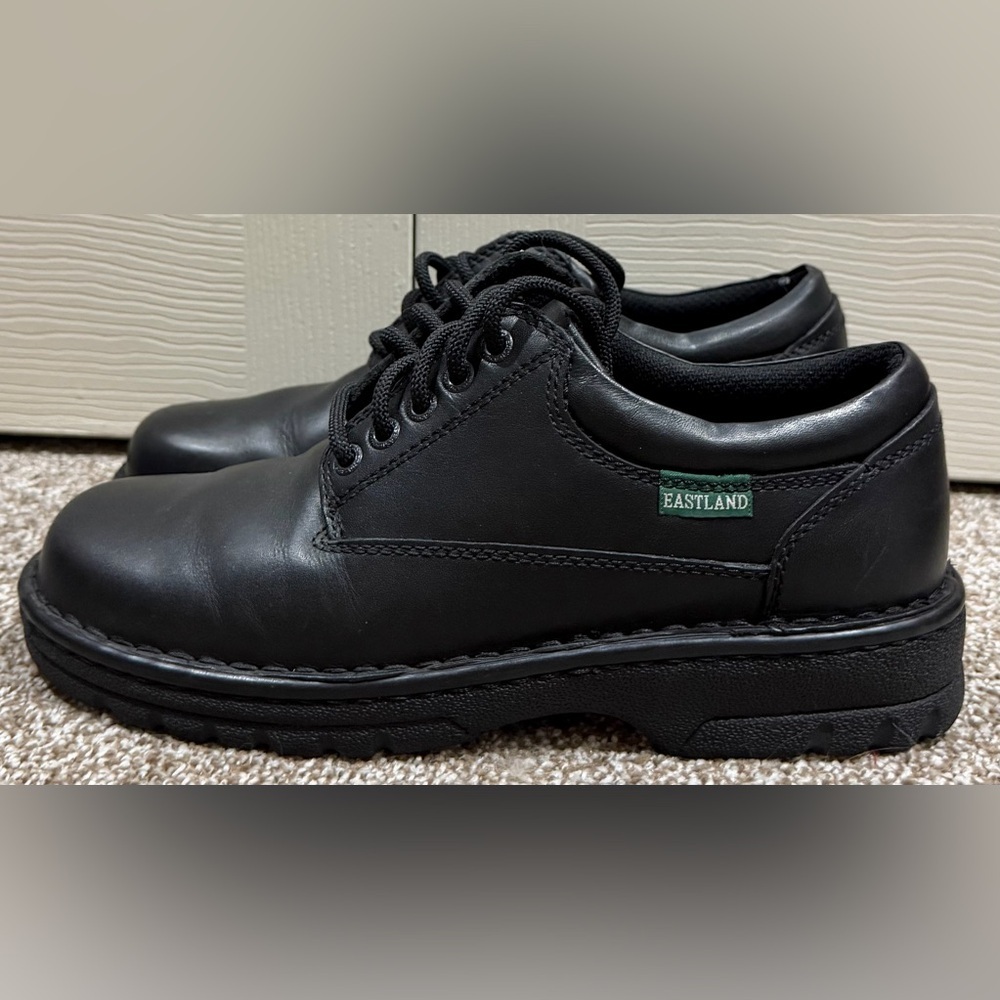 Eastland Plainview Leather Comfort Oxfor Shoe Women’s Size 10M Style 3151 Black